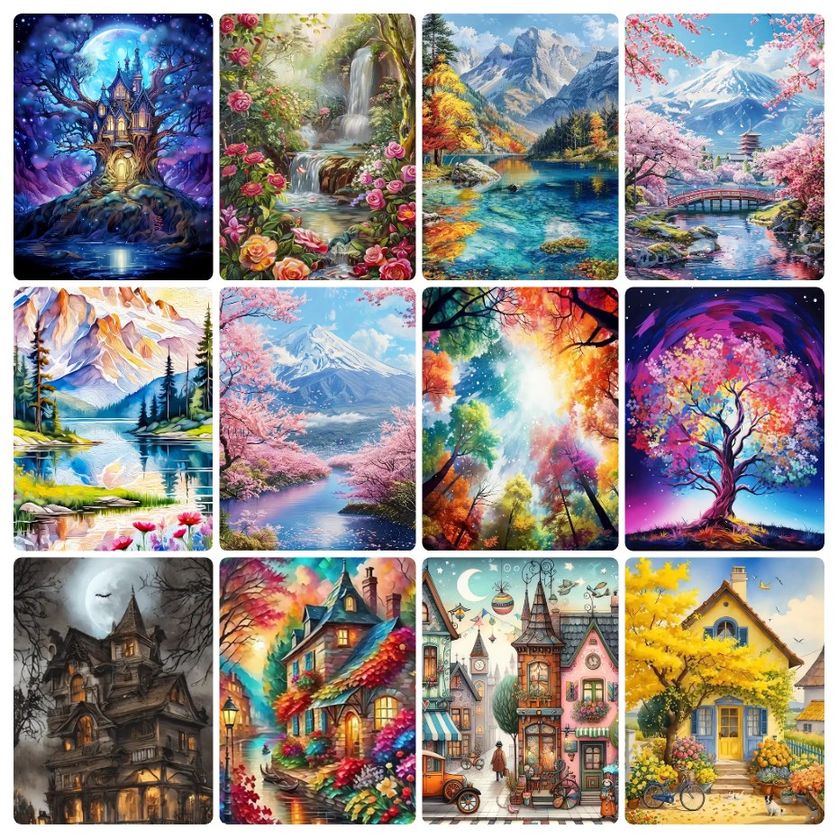 Photo Mosaic Print - 5D DIY 다이아몬드 페인팅 레전드 플라워